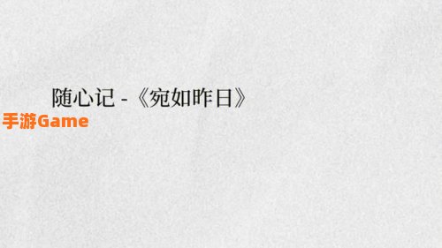 随心记